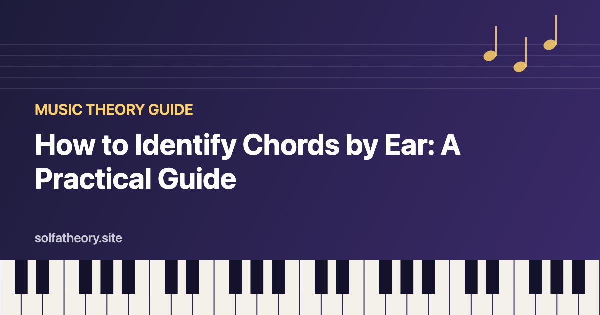 How to Identify Chords by Ear: A Practical Guide